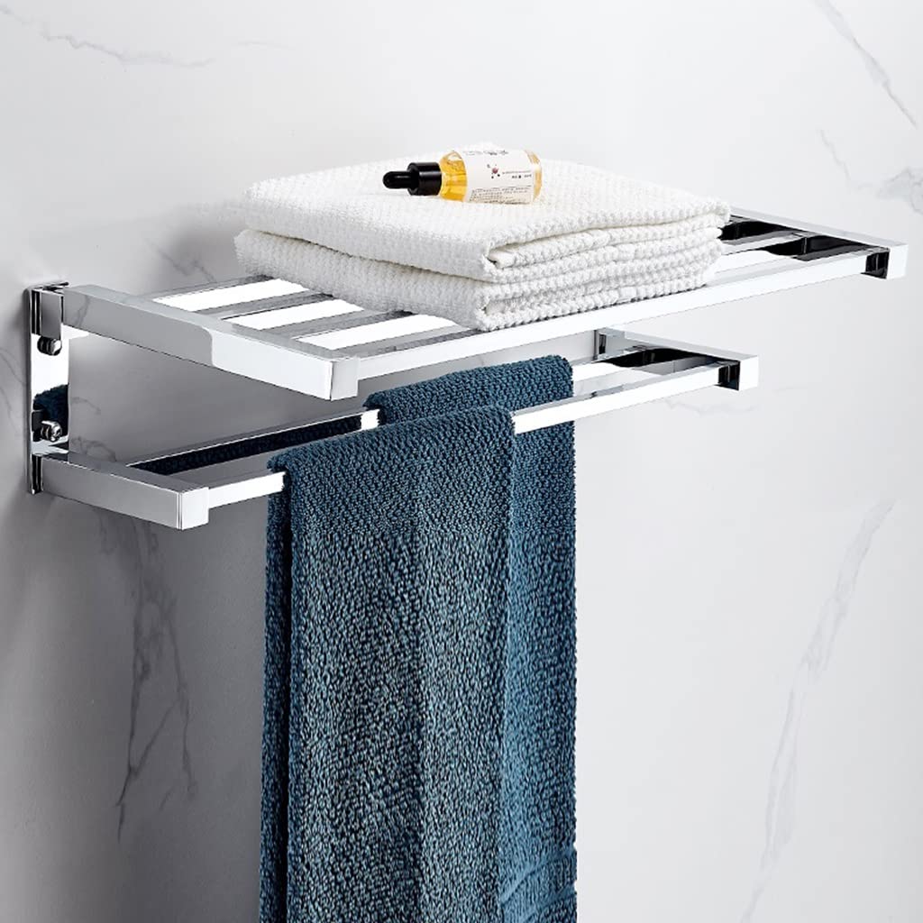 Porte-serviettes mobile gain de place pour optimiser la salle de bain