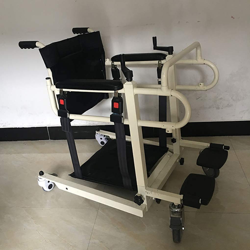 Sollevatore per DISABILI Manualmente-Cambio per Infermieristica Pazienti Disabili-Macchina di Sollevamento con Funzione Telescopica