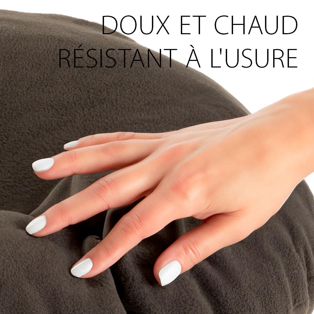 Ferplast Panier Chat, Coussin pour Chiens de Petite Taille, Lavable, Tapis Chien Chat pour Niches et Voitures, en Micropolaire avec Rembourrage Doux 55 x 36 cm. Gris