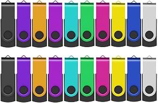 Bundle 16GB 10 Pack + 2GB 10 Pack Flash Drives, 20 Units in Total Gig Stick Jump Drives Bundle