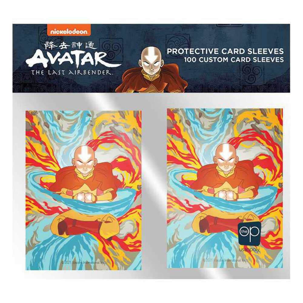 Amazon.com: Avatar The Last Airbender Premium Card Sleeves | 100 Oversized  Sleeves Fit Standard Size Playing & Collector Cards