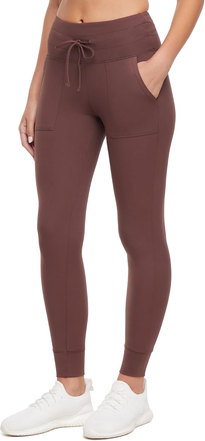 Bally Total Fitness Womens Drawstring Jogger Leggings