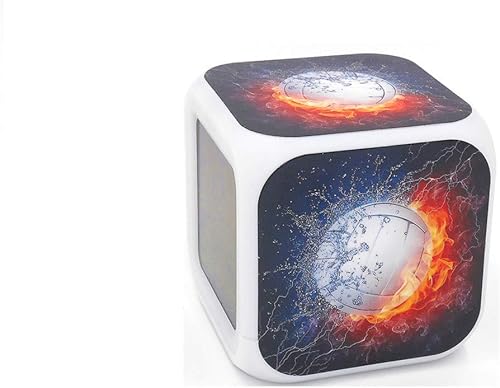 Miniatura 3 de BoWay Reloj despertador digital de 3 pulgadas con luces LED, reloj de mesa negro para niños, adolescentes, adultos, decoración de hogar y oficina