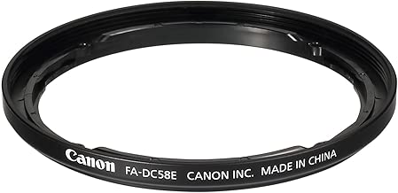 Canon 9554B001 FA DC 58 E Filter Adapter for PowerShot G1 X Mark II Camera - Black Canon 9554B001 FA DC 58 E Filter Adapter for PowerShot G1 X Mark II Camera - Black