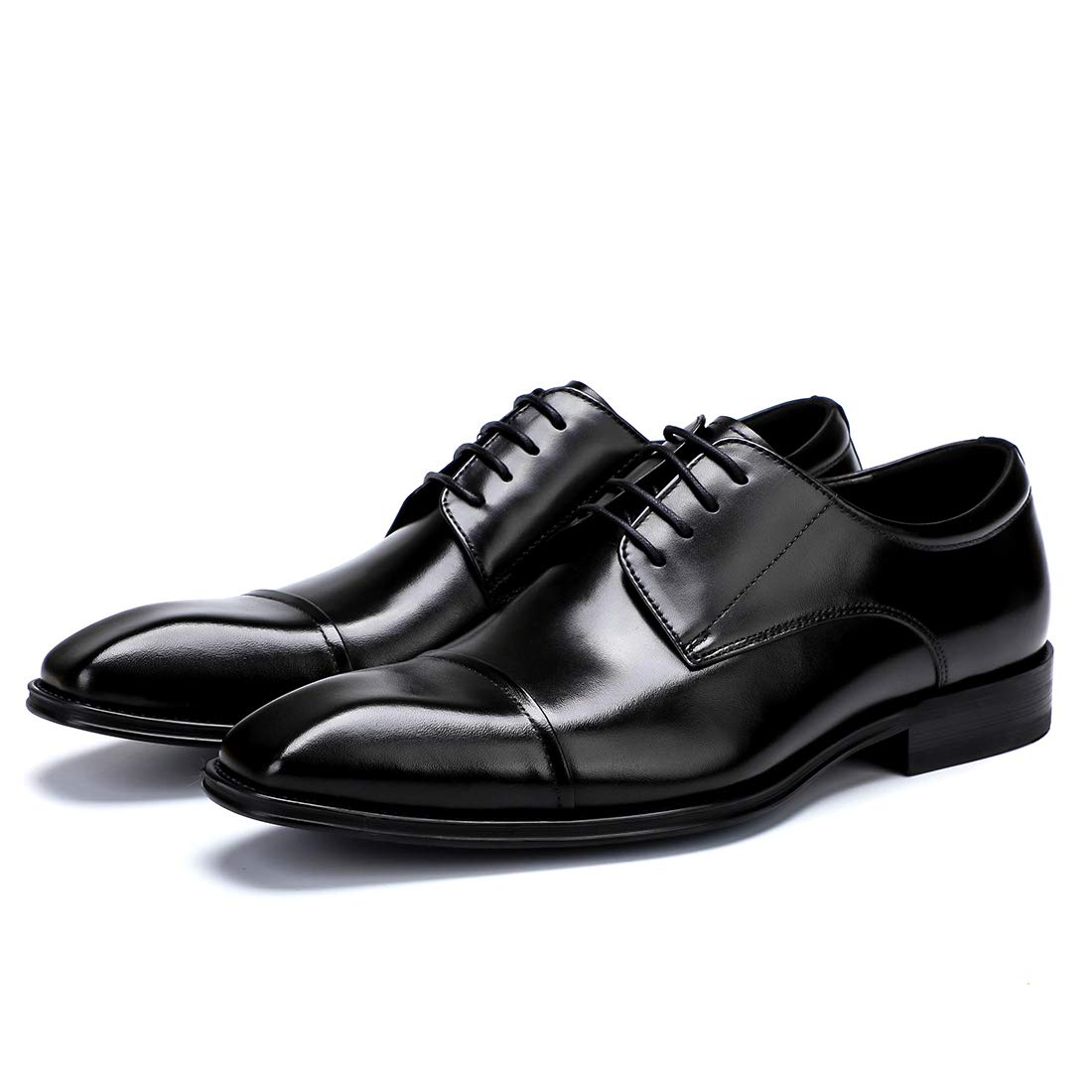 Générique Chaussures Habillées en Cuir pour Hommes Banquet Derbys Formels Affaires Chaussures à Lacets Basses Décontractées