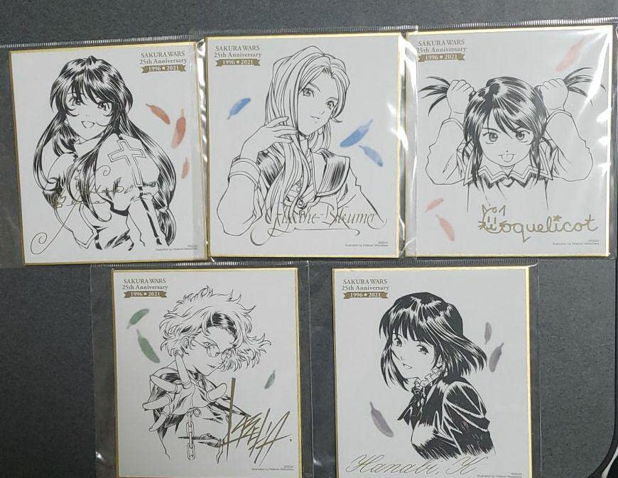 サクラ大戦 ミニ色紙コレクション 帝都、巴里、紐育