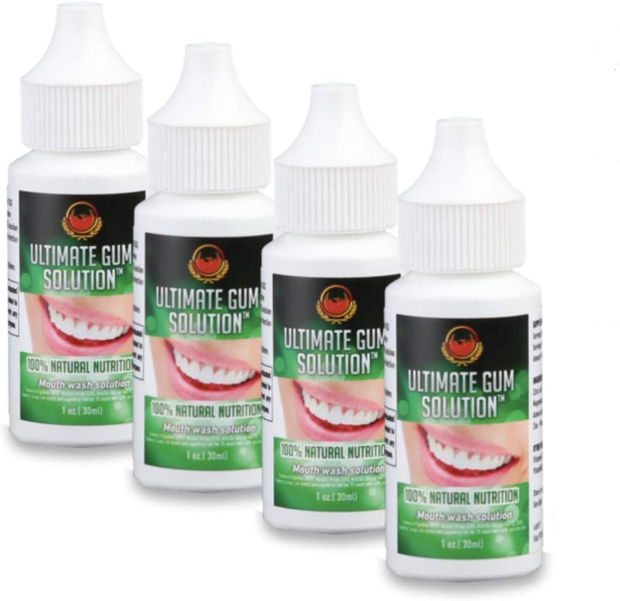 The Ultimate Gum Solution - Single Strength Formula, Natural Herbal Mouthwash - May Help Relieve Canker Sores, Swollen Gums, Bad Breath, Tooth Aches - Gum Care Wash, Protects Against Plaque & Tartar