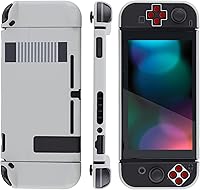 Vista 4 de eXtremeRate PlayVital - Carcasa trasera para consola Nintendo Switch, protector de controlador de mano NS Joycon carcasa dura, funda protectora