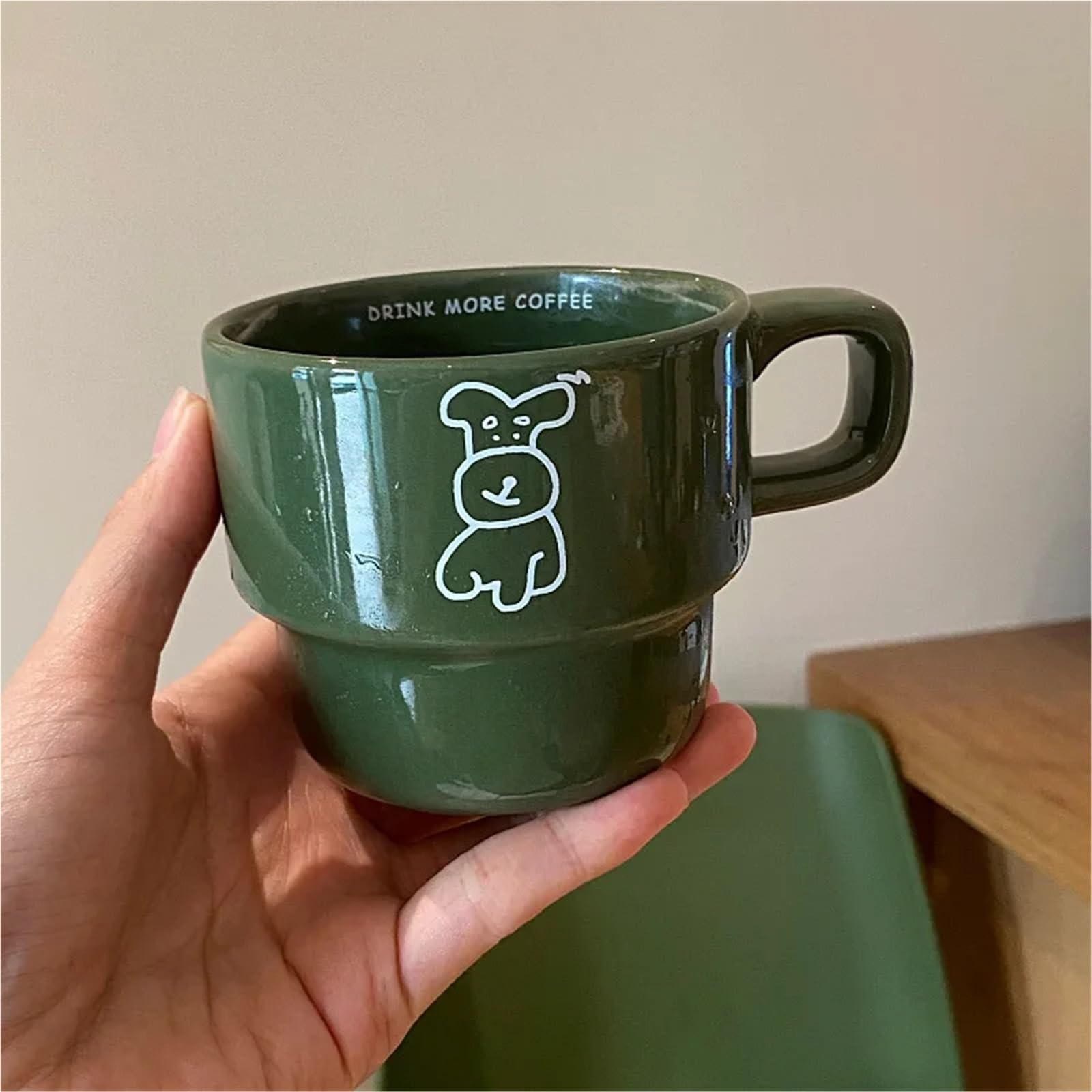 2 pezzi tazza di caffè for cani simpatico cartone animato al latte delicato for autunno e inverno in ceramica for coppia Per Coppie