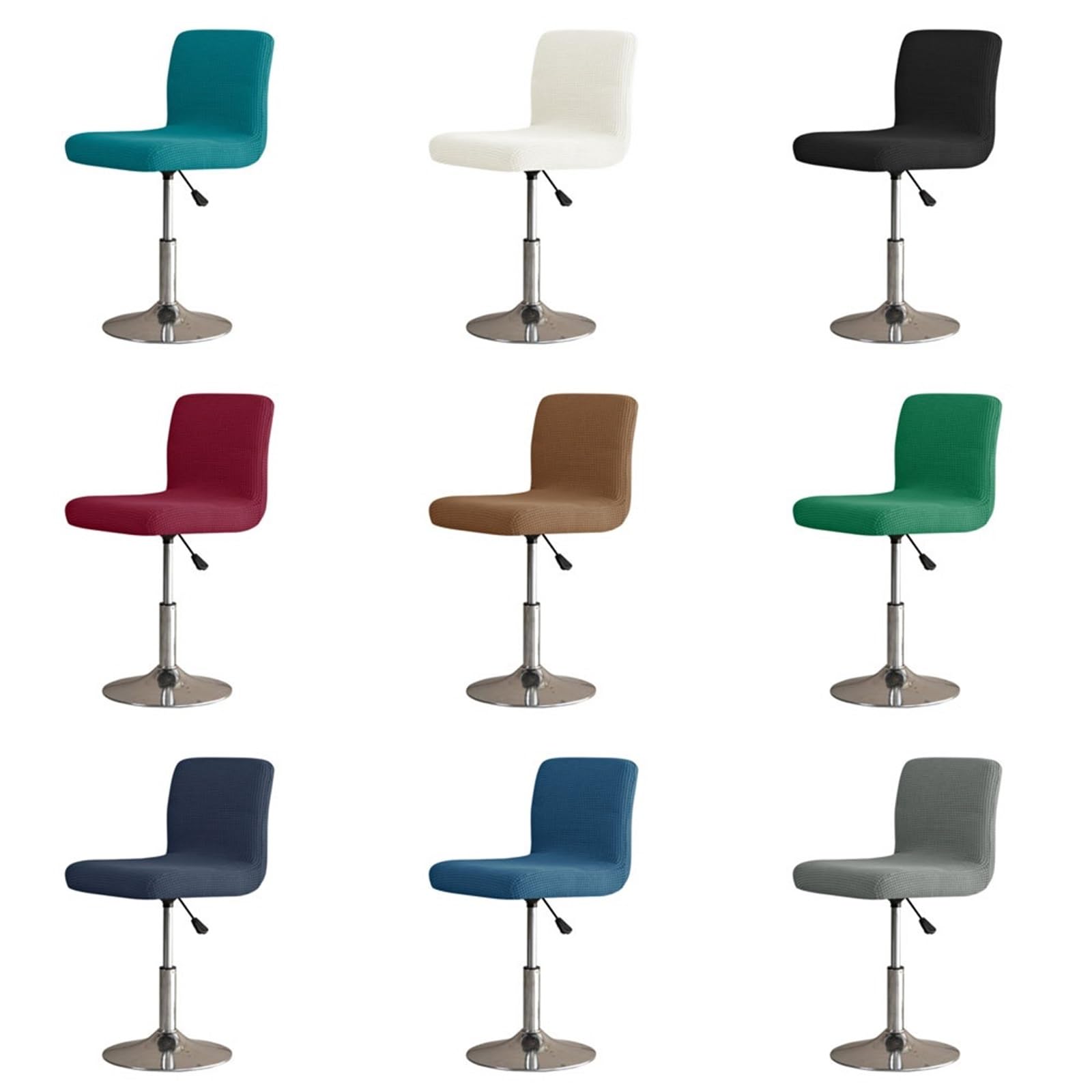 Set Coprisgabelli Da Bar 2/4/6 Pezzi - Fodere Elastiche Lavabili Con Schienale, Per Cucina E Sala Da Pranzo - Foto 10