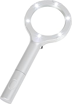 4x magnifying glass with light Clearance