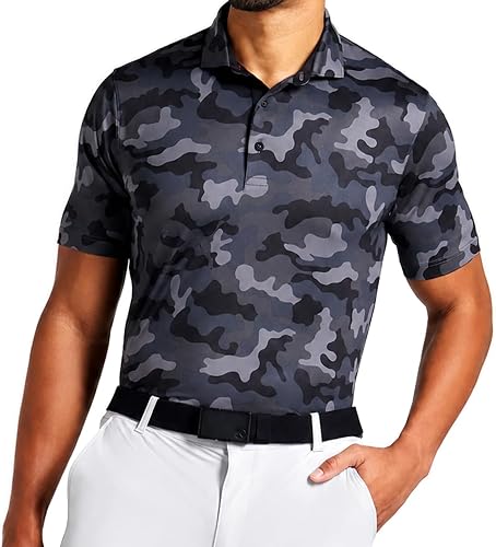 PUMA Golf X Volition Camo Polo Black Medium