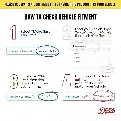 Miniatura 6 de Doc's Diesel Filtro de aceite D5526  Compatible con Ford 6.0L6.4L Super Duty F250, F350, F450, F550 2003-2010, Ford 6.0L Excursion 2003-2005