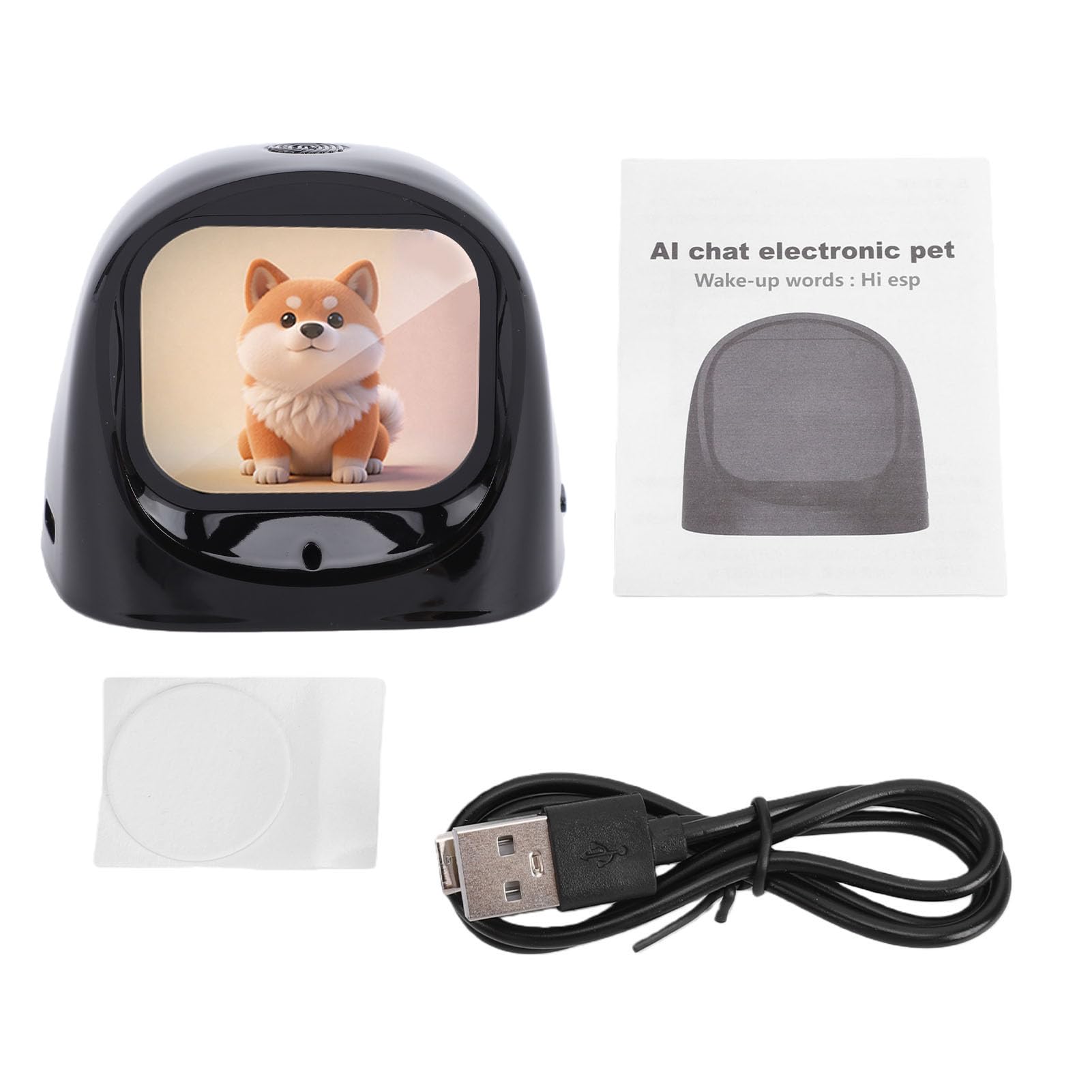 Robot per Cruscotto Auto AI Smart Car Companion con Display da 2 01 Pollici Supporto Magnetico Monitoraggio Auto in Tempo Reale Intrattenimento di Viaggio Interattivo per Viaggi di Famiglia