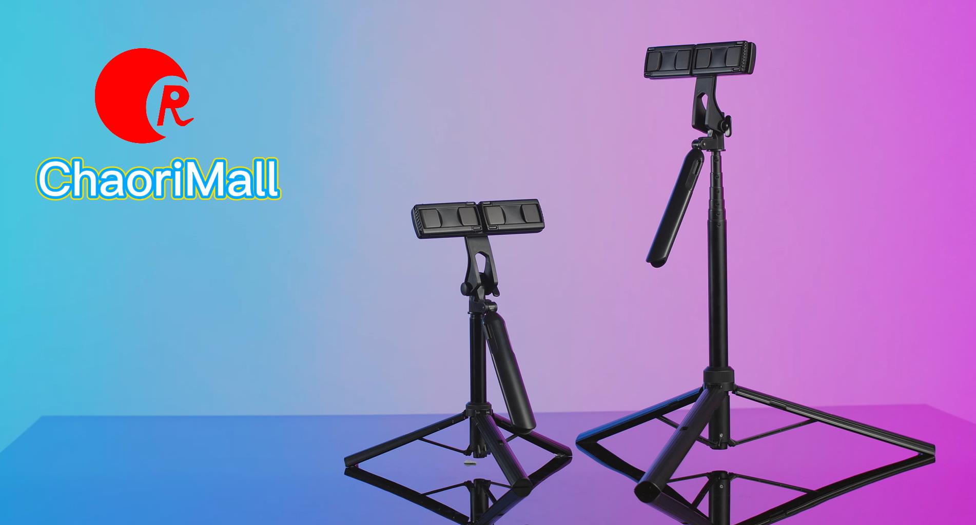 ChaoriMall Selfie Stick Stativ mit Bluetooth Fernbedienung 2 Rotation Handyhalter 1/4 Zoll Schraube Einbeinstativ 80cm… – Bild 8