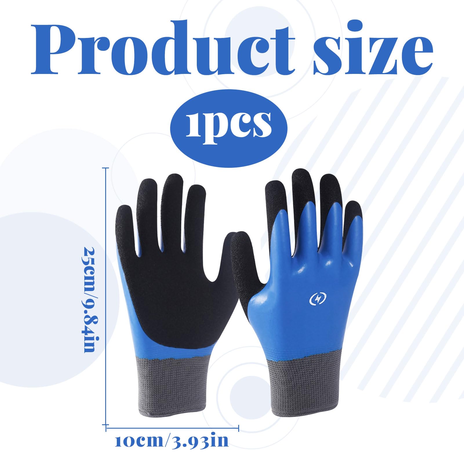 Miiqxx Insulation Work Gloves,1000V Insulating Rubber Gloves,High Voltage Protection,Non-Slip Flame Retardant Electrical Gloves,Safety Gloves for Industrial/Home Use - Image 2