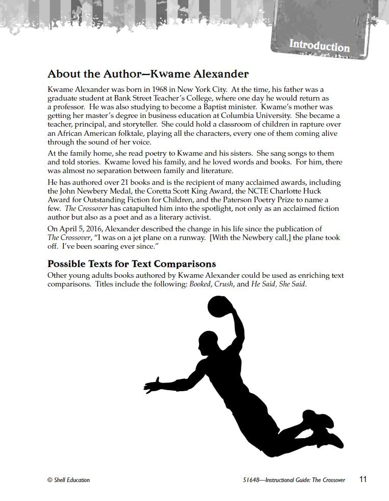 The Crossover: An Instructional Guide for Literature - Novel Study Guide for 4th-8th Grade Literature with Close Reading and Writing Activities (Great Works Classroom Resource - Image 3