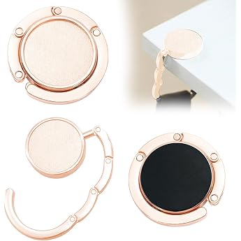 Table Handbag Holder Hook Handbag Bag Hanger Foldable Handbag Hook Foldable Non-Slip Bag Hook Holder Foldable Handbag Hook Table Hook for Purse
