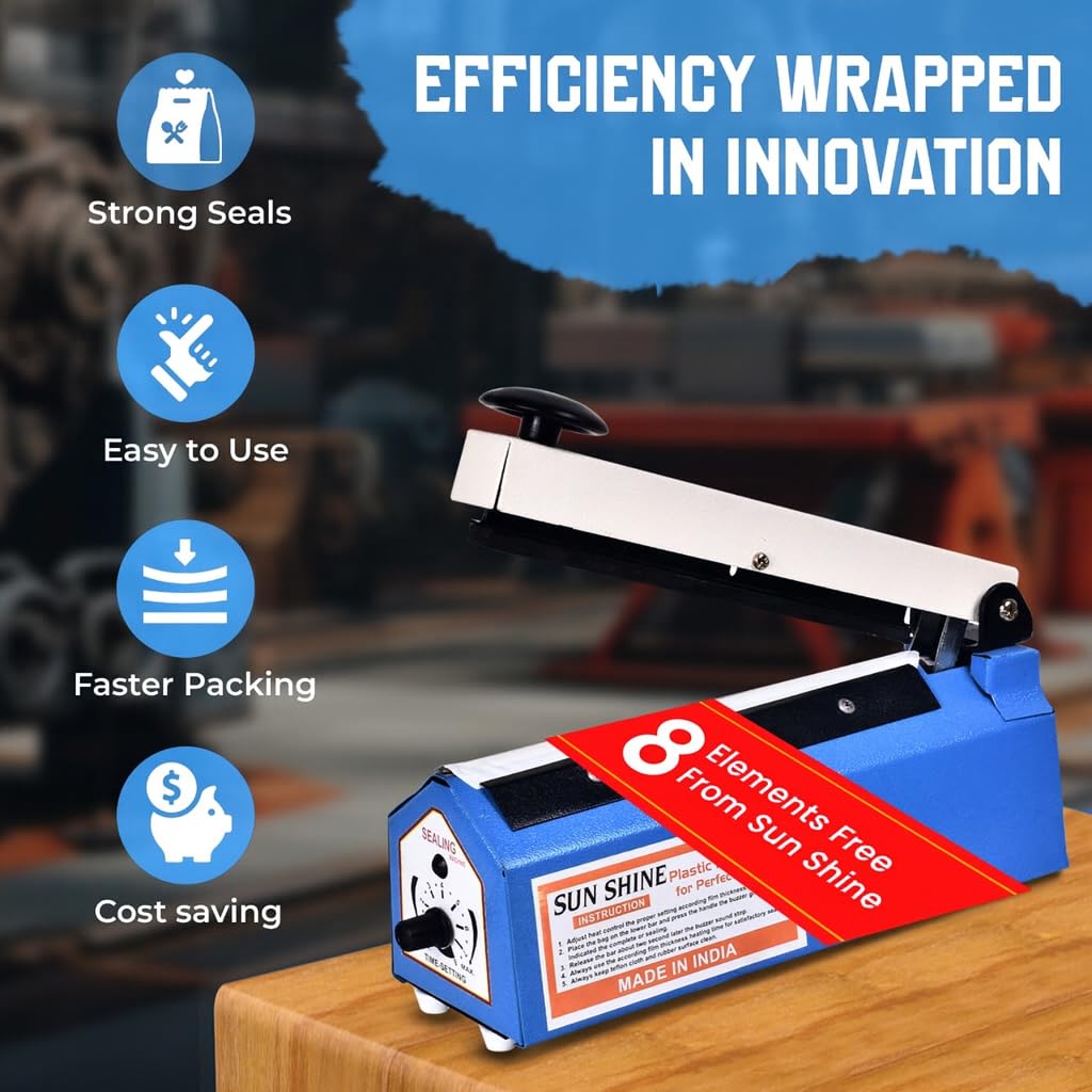 Heat Press Sealing Machine - Food Packaging & Bags -9