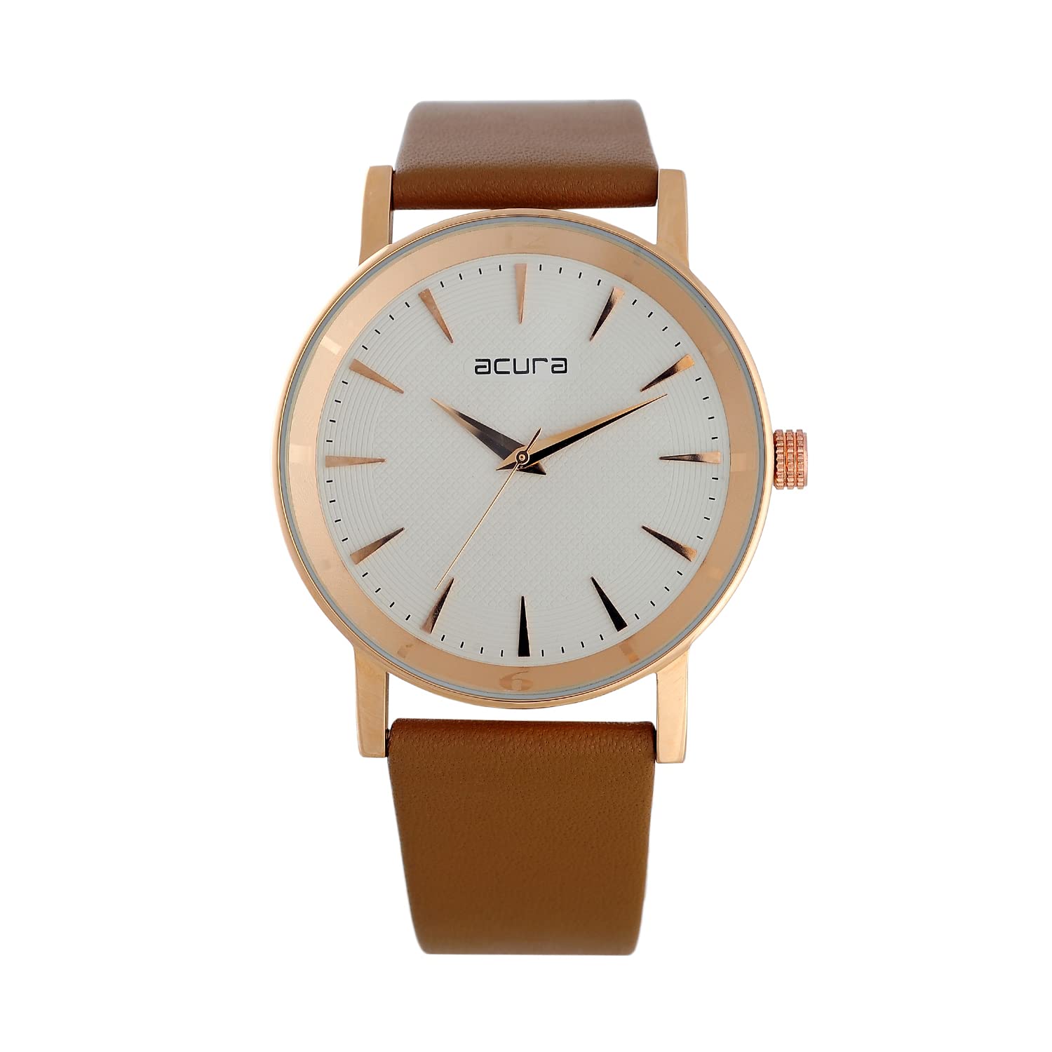 Acura Analog Watch for Men Classy, Elegant, Stylish,Leather Textured White Dial coupled with a Brown Leather Strap Analogue Watch (B0BZCKKCP7) Amazon Price History, Amazon Price Tracker