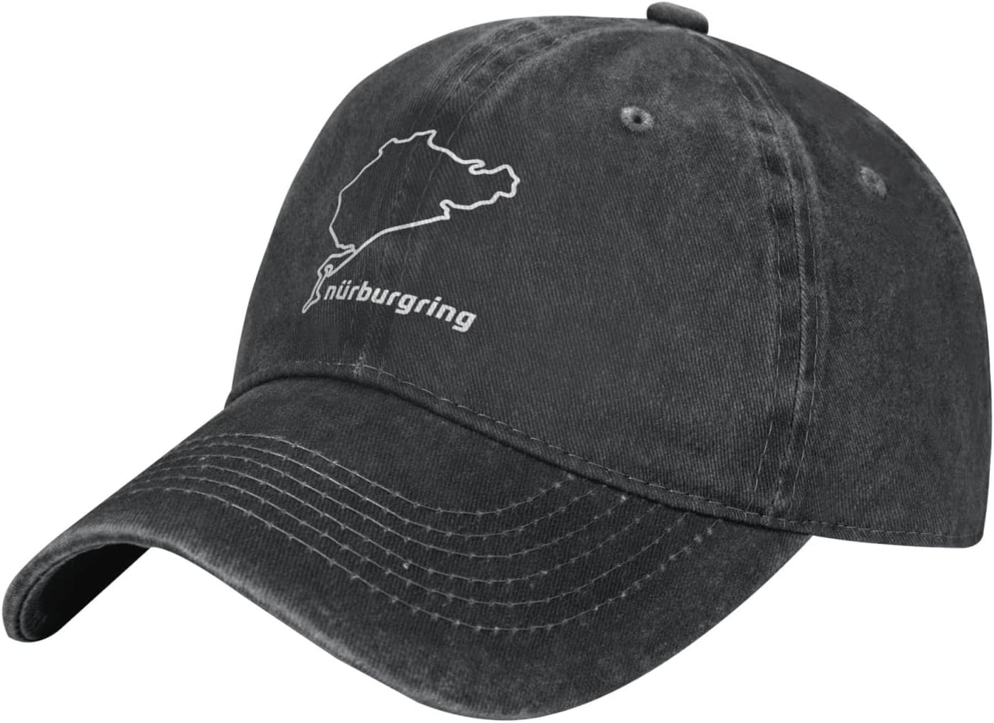 KWQDOZF Nurburgring Baseball Adjustable Trucker Hat Black