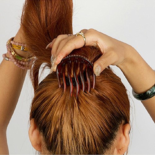 2 Peines para moldear cabello tipo ponytail miniatura 5