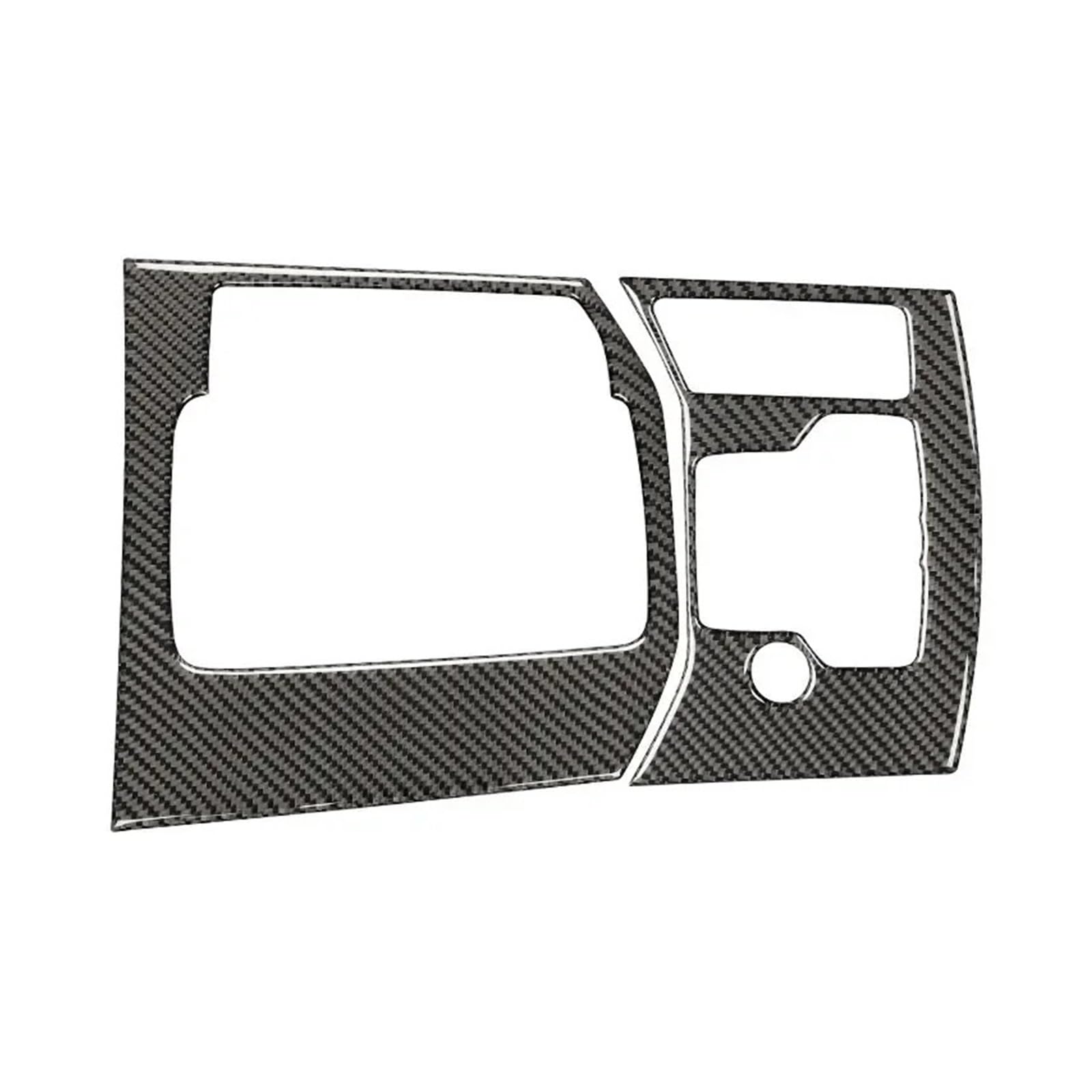 QBKGMEWCA Car Center Console Gear Shifter Panel Frame Trim Interior Decoration Sticker Compatible for Mazda CX-5 2017-2020 Carbon Fiber Accessories(RHD)
