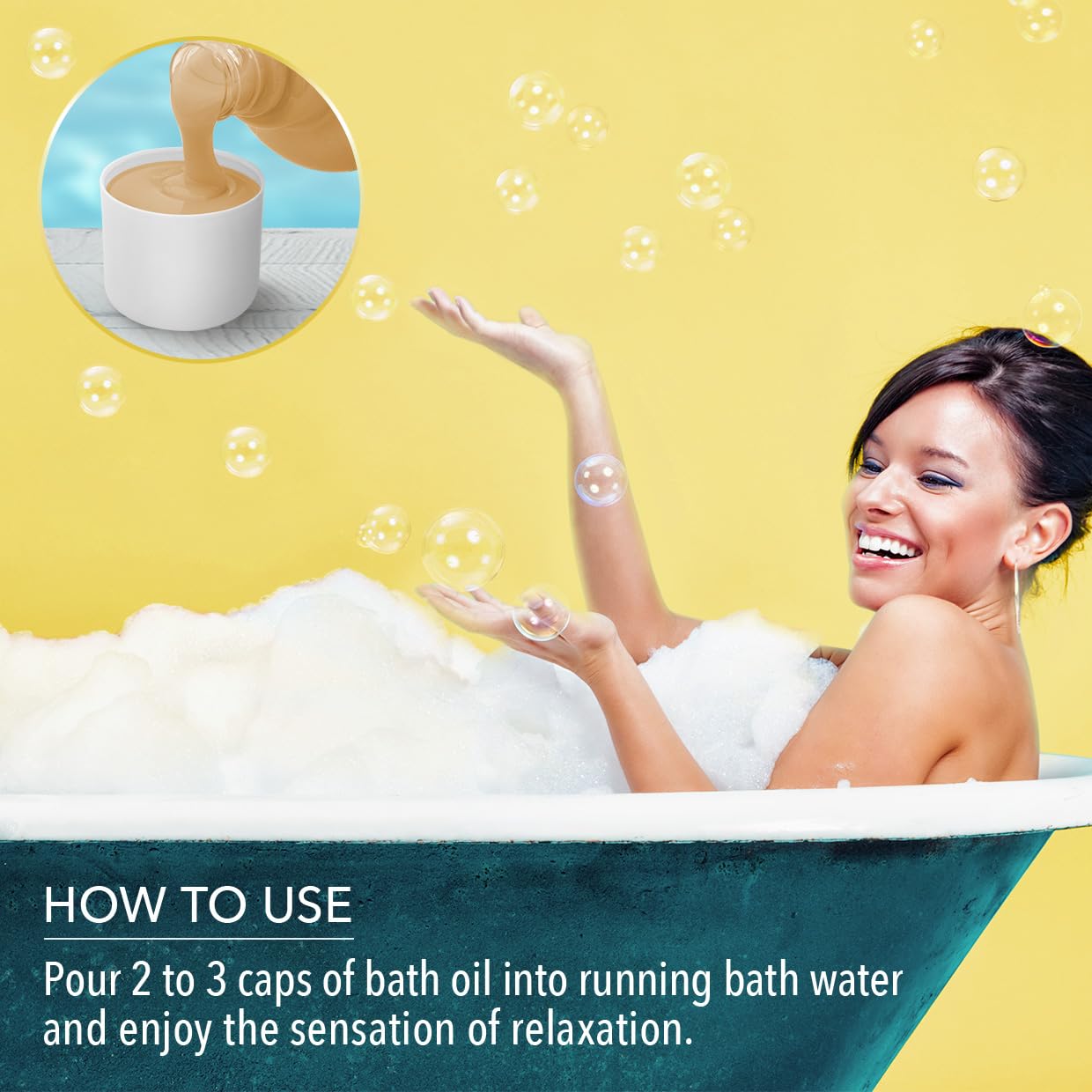 Espuma Baño de Canela 1000 ml - Espuma Baño con Aceite Esencial Natural de Canela - Cuidado del Cuerpo - Relajación - Fragancia Dulce y Suave - Aromaterapia - Spa - Baños de Burbujas - Belleza