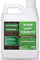 Liquid Soil Loosener- Soil Conditioner-Use alone or when Aerating with Mechanical Aerator or Core Aeration- Simple Lawn Solutions- Any Grass Type-Great for Compact Soils, Standing water, Poor Drainage