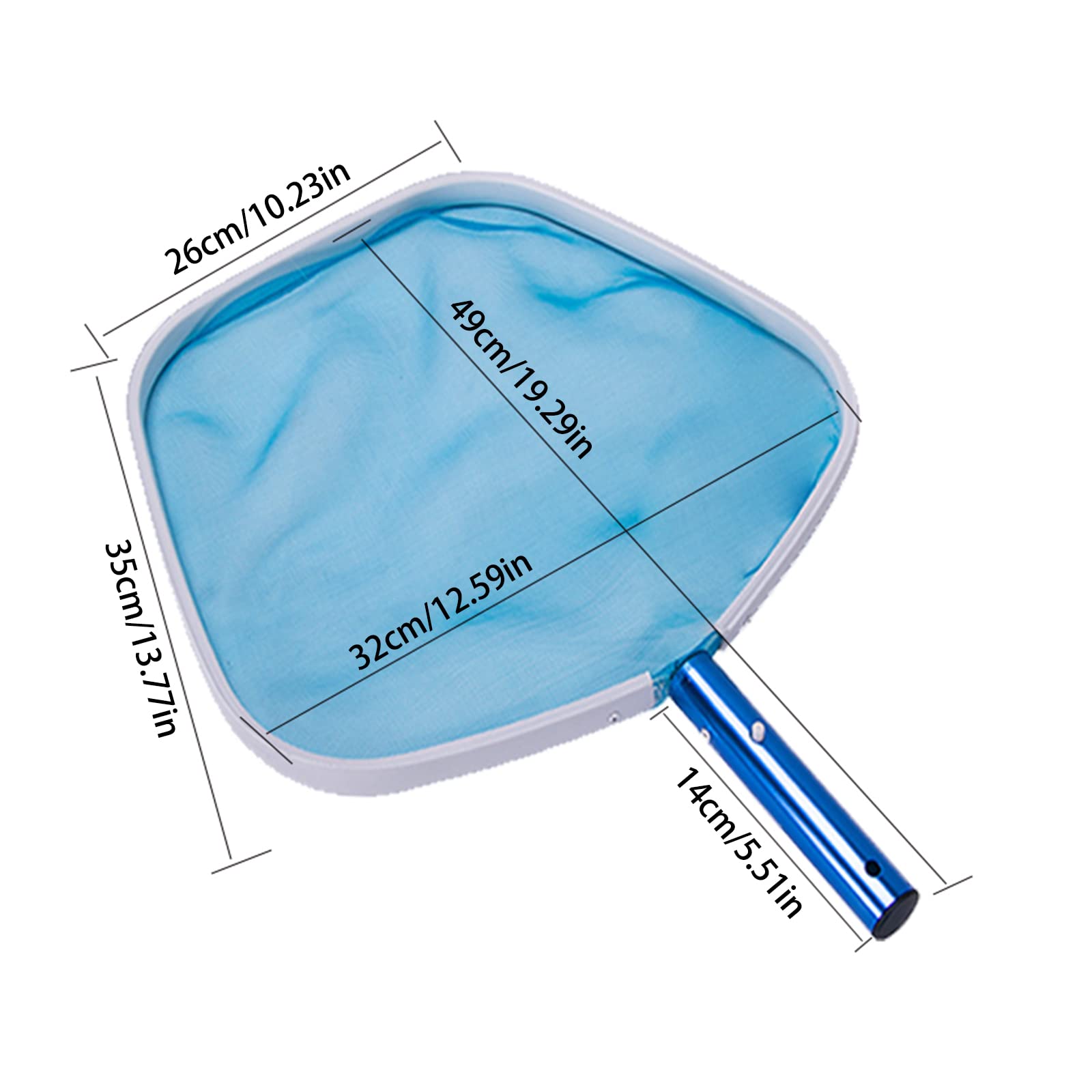 SRHIMEOS Retino Piscina, Retino per Piscina, Rete per Piscina Skimmer, Net Pool, Piscina Netta Pool Skimmer Rete a Maglia Fine, per Piscina Idromassaggio Laghetto (Senza Palo)