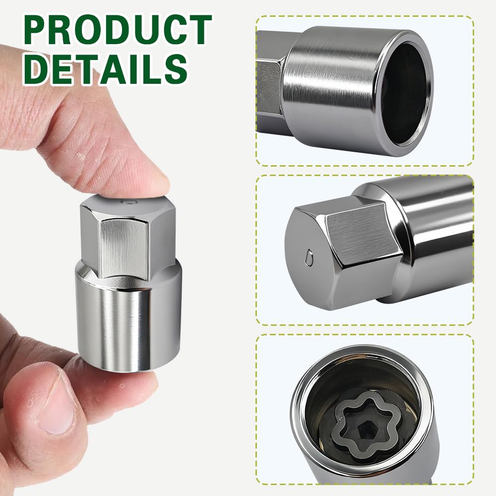 D-Wheel Locking Lug Nut Removal Tool -4 D-Wheel Locking Lug Nut Removal Tool -4
