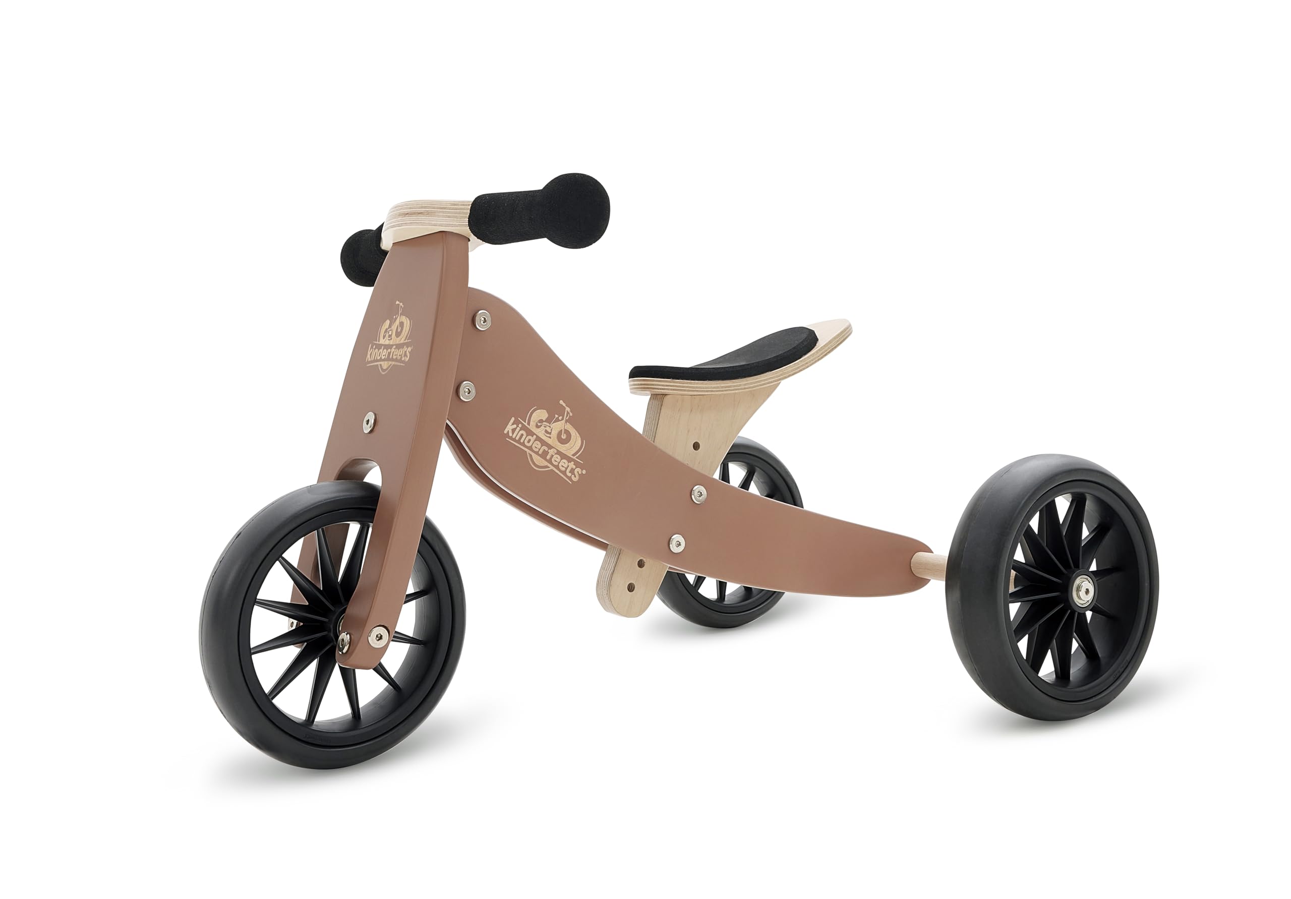 Amazon.co.jp: Kinderfeets Tiny Tot 2イン1 木製バランスバイク