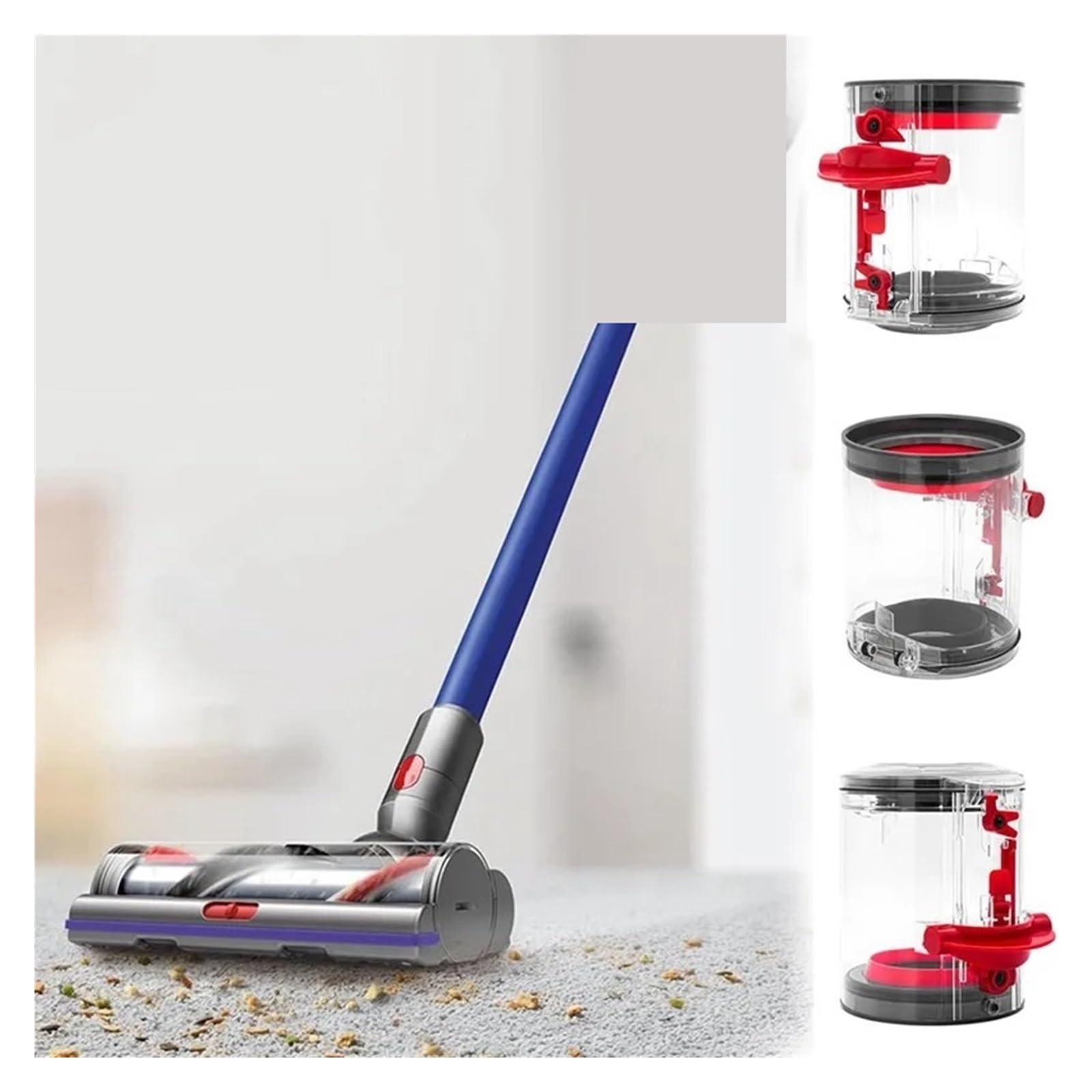 Compatibile Con Dyson, V12 Detect Slim, V10Digital Slim, SV18 SV20 SV30 SV46 SV49 Aspirapolvere Senza Fili, Codice 965272-01