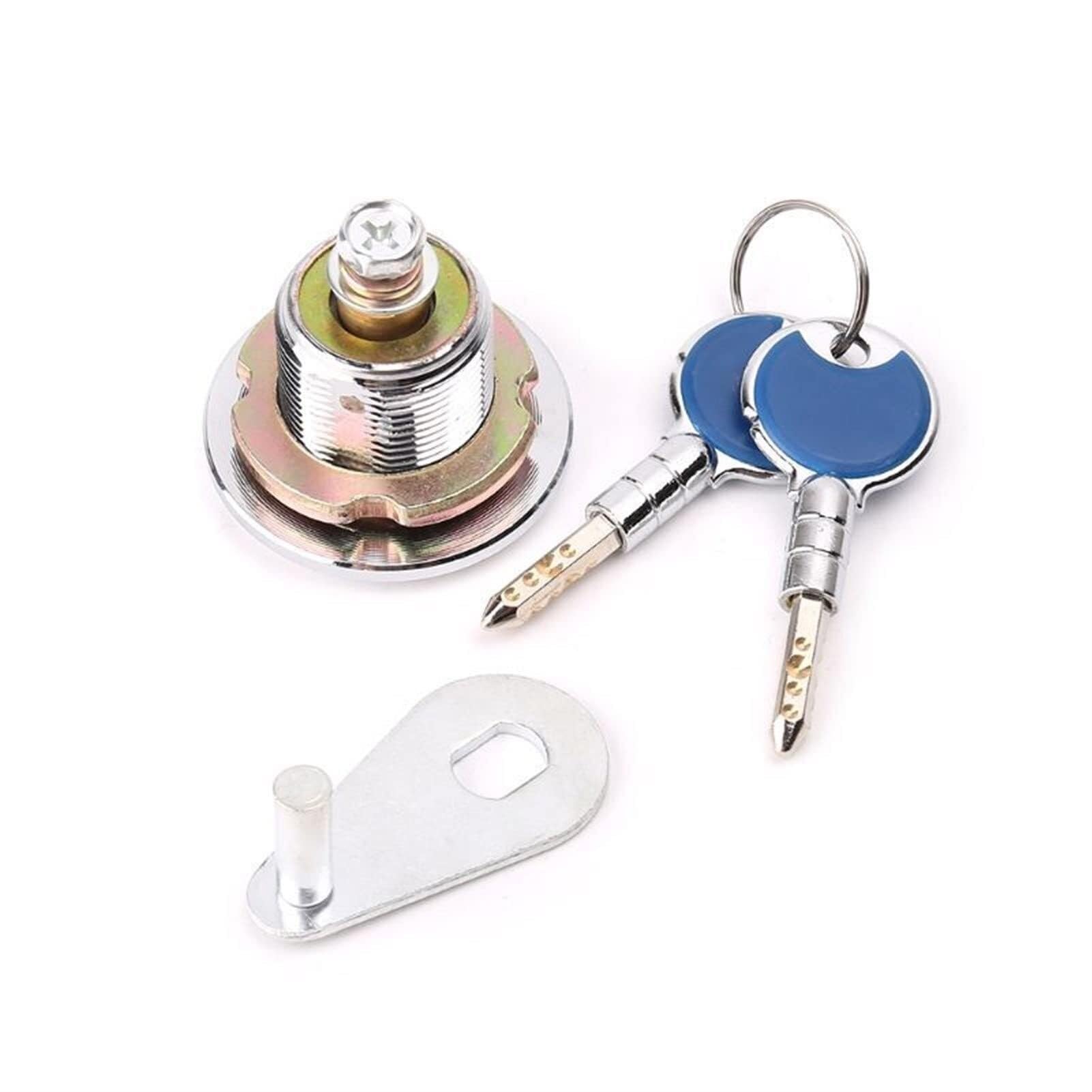 Barrel Lock Door Barrel Lock Super Security Safe Deposit Box Anti-Theft with Encryption Keys Copper Cylinder