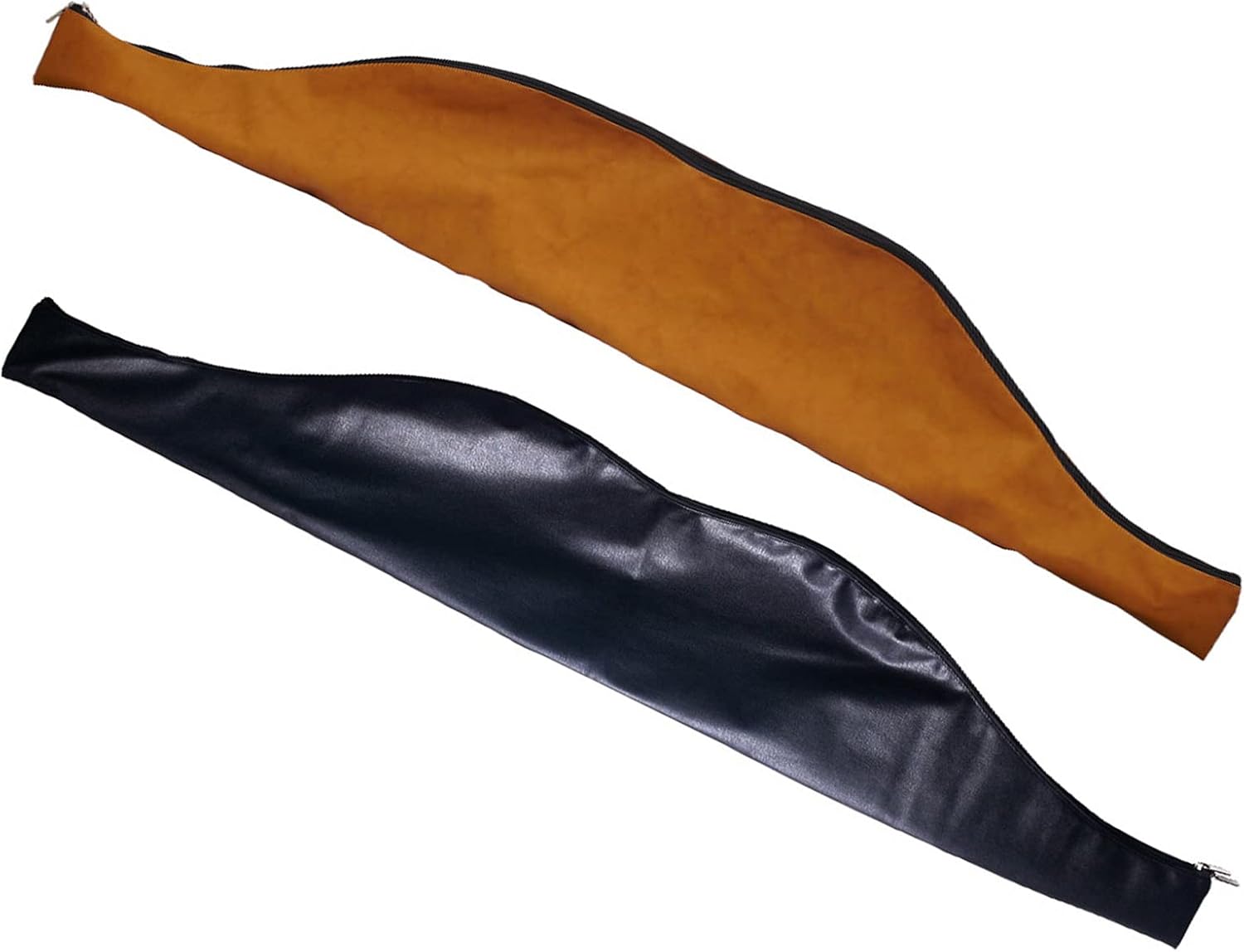 Archery Traditional Bow Bag 60 Inch Recurve Bow Case Leather Bow Storage Bag for Longbow Horse Bow Black