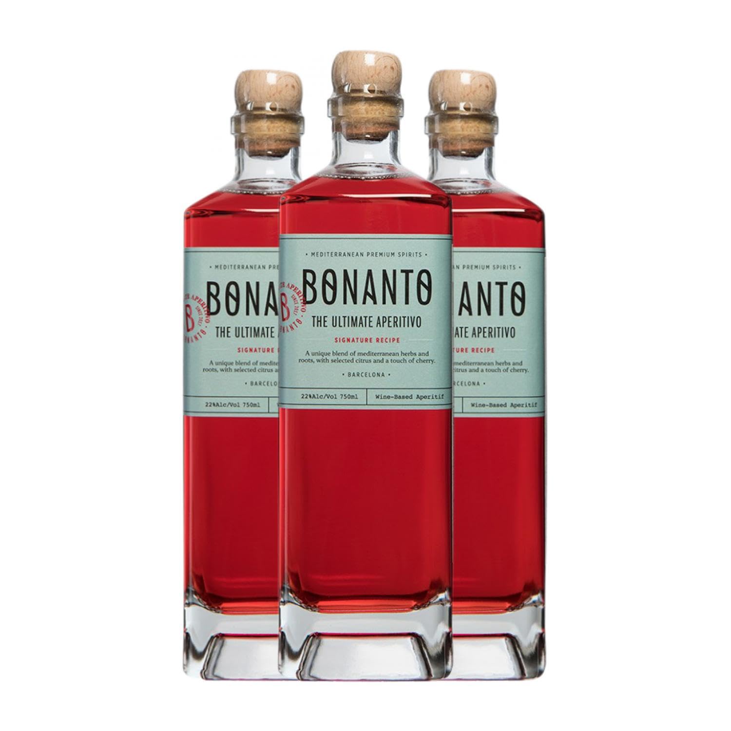 Licores Bonanto 75 cl (Caja de 3 Botellas de 75 cl)