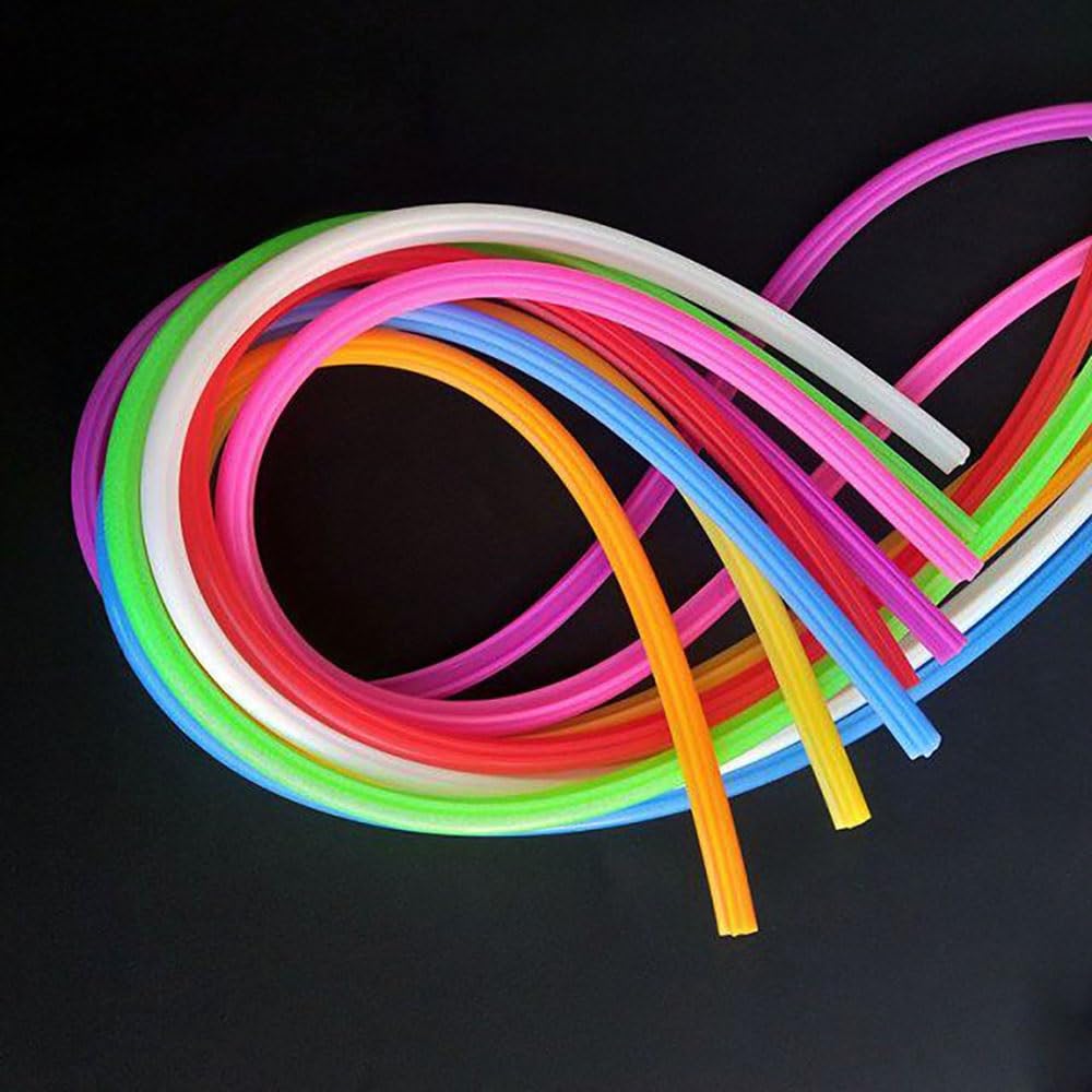 12 mm separate Silikon-LED-Streifenabdeckung – flexibler Neonröhren-Diffusor, 3 Meter, 11 Farben, 1 Stück(Purple)