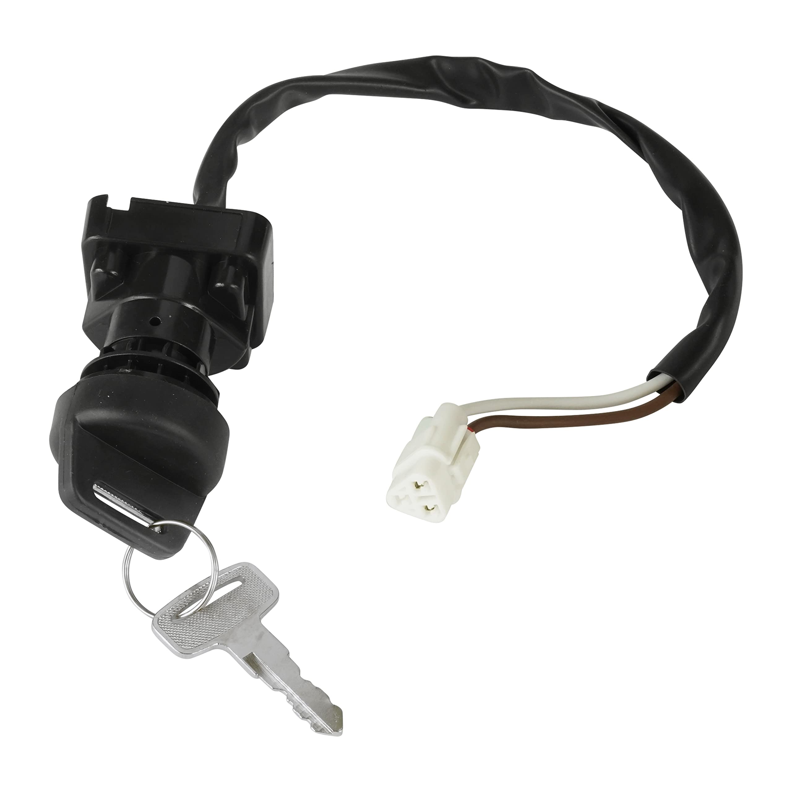 Caltric Ignition Key Switch Compatible with Kawasaki Prairie 360 Kvf360 2X4 2003-2009 27005-1229