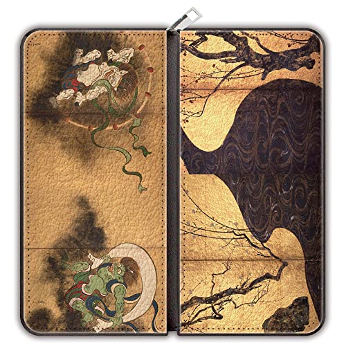 財布 長財布【世界の名画】 尾形光琳 風神雷神図/紅白梅図 ☆琳派☆ 狩野派 屏風絵 アート 絵画 芸術 西洋画 おしゃれ レディース かわいい 革