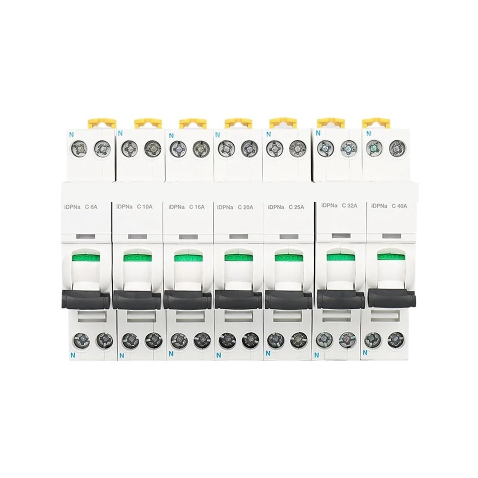 Disjoncteur miniature 1P+N A9P08616 16A circuit électrique phase neutre pas cher