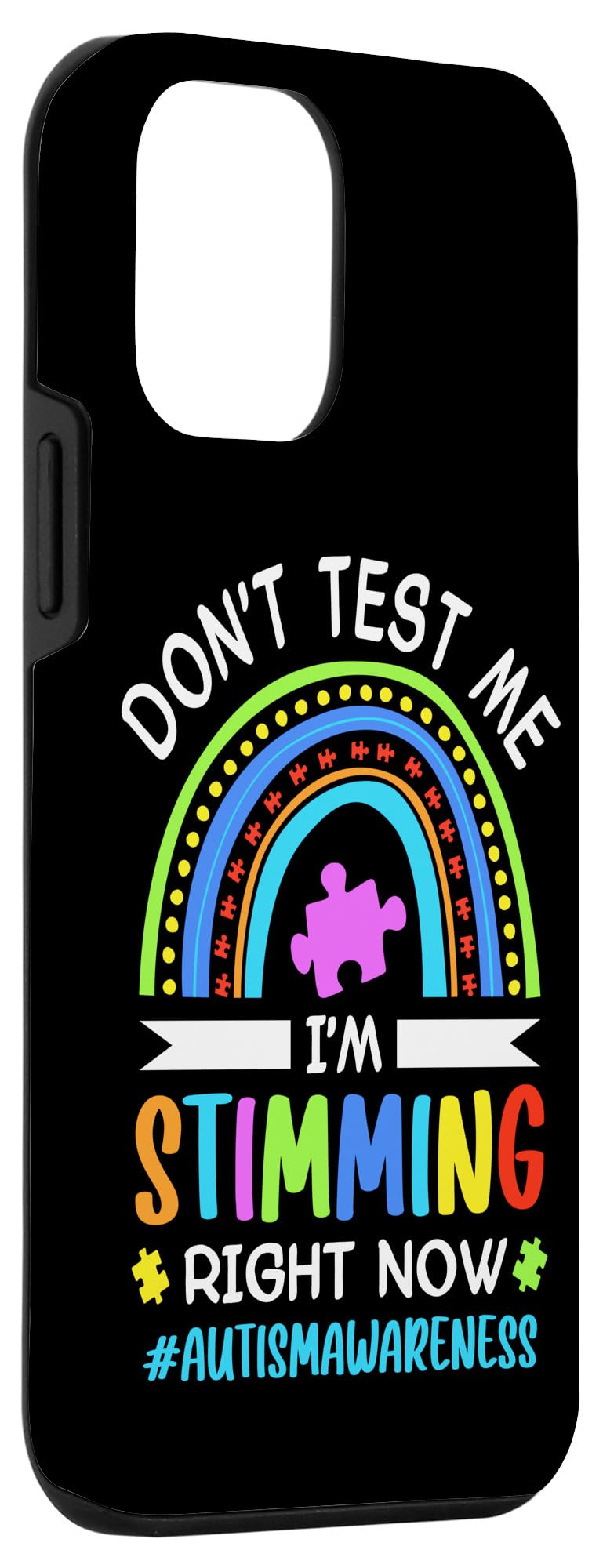 Funny Autism Spectrum Design for Autism Awareness Case for iPhone 12 mini - Image 3
