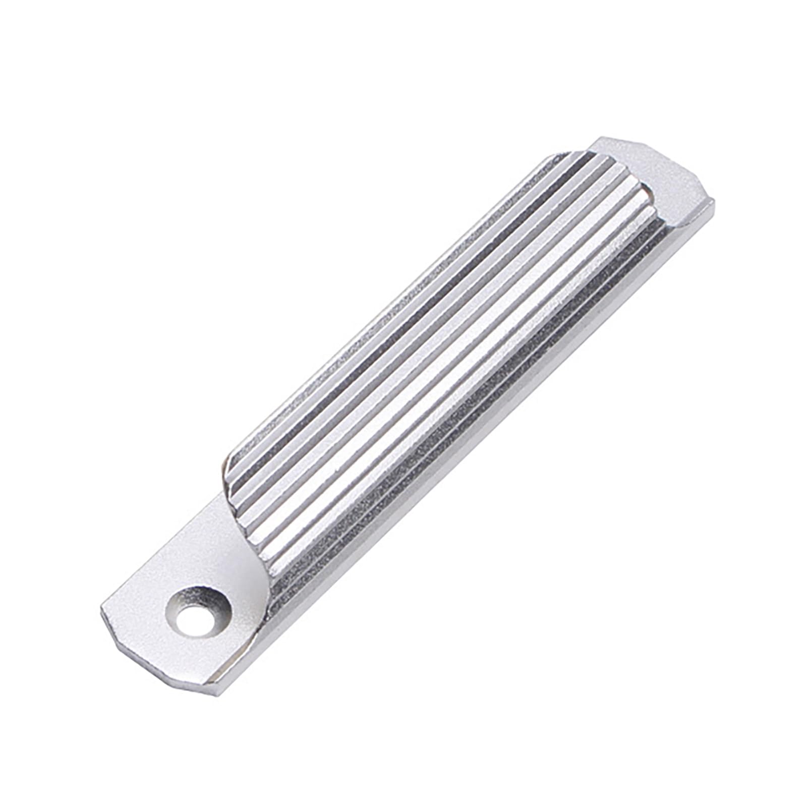 Hzbb Crystal Silver Aluminum Alloy Screen Door Handle Window Sliding Door Knob Cabinet Furniture Drawer Handle Aluminum Alloy Screen