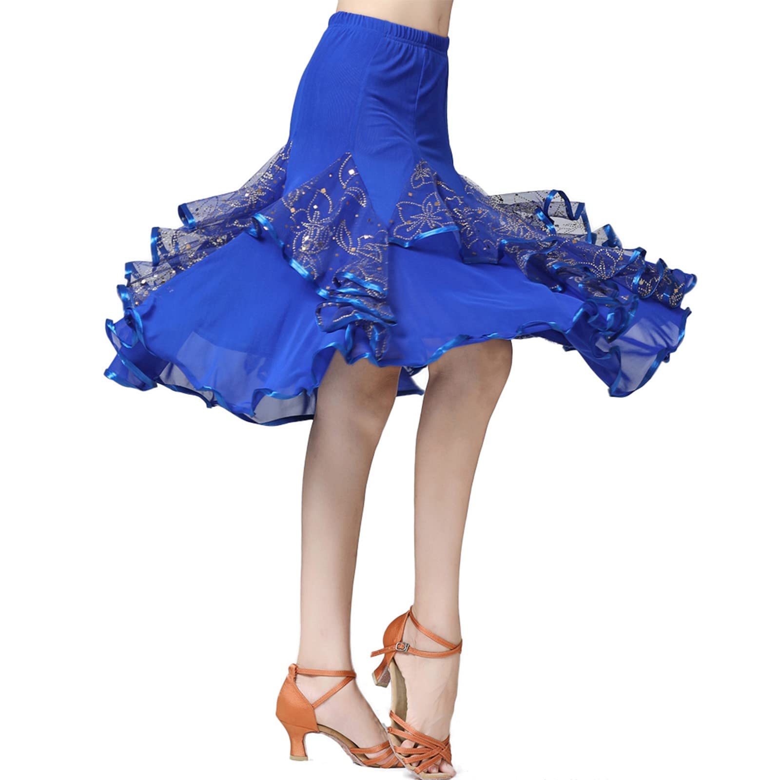 Generisch Damen Karneval Kostüm Tüllrock Tütü Rock, Modischer Tüllrock Für Damen 50er Ballettrock Unterrock Kurz Ballett Tutu Pailettenrock Für Mini Rock Karneval Kostüm Rosa