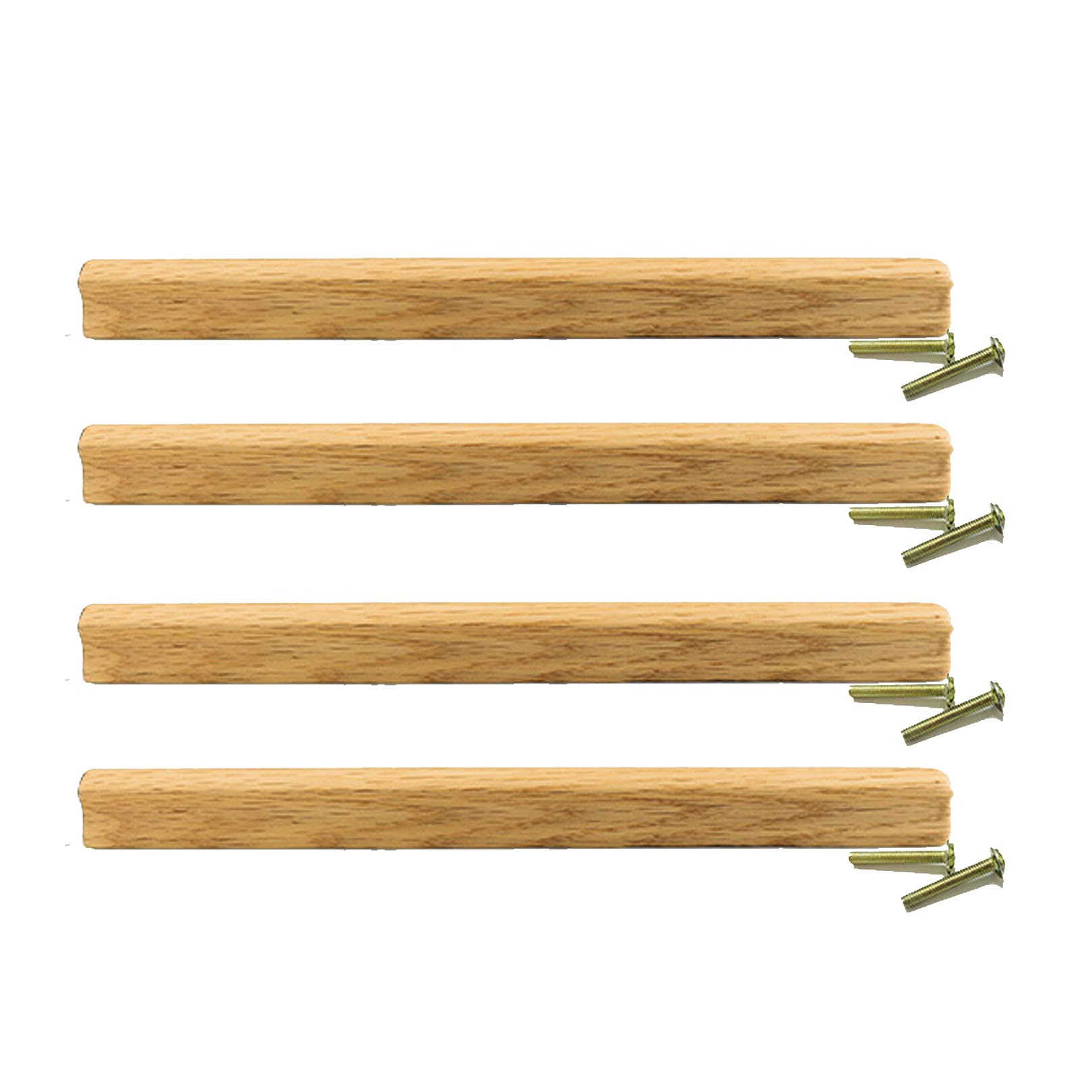 Poignées de porte en bois massif de qualité supérieure 192mm