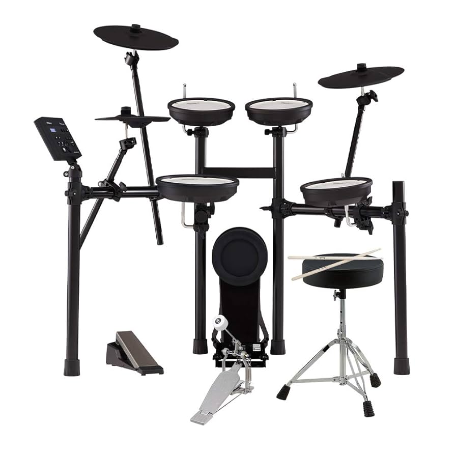 Amazon.co.jp: Roland TD-07KV 自宅練習4点セット 電子ドラム