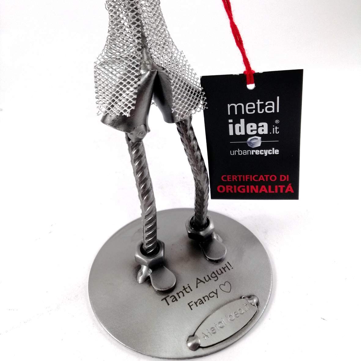 FACTOTUM - TUTTOFARE IN METALLO CON VITI BULLONI CHIODI DI METAL IDEA - IDEA REGALO ORIGINALE - 100% ARTIGIANALE - MADE IN ITALY - PERSONALIZZABILE