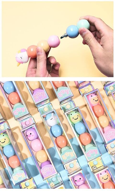 Image of YBN Unicorn Shape Highlighter Pens Fancy Cute markers For Kids (Unicorn Pack Of 1)