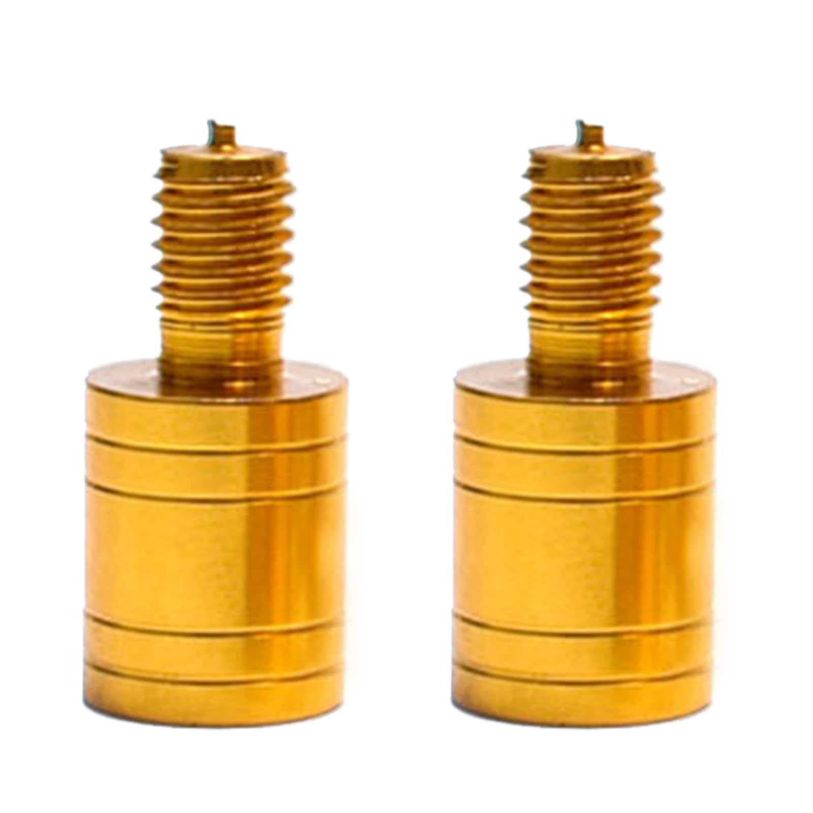 vsilay 2 Pcs Fishing Landing Net Handle Connector Thread Adapter Net Head Adapter Fishing Landing Harpoons Dip Net Rod Parts