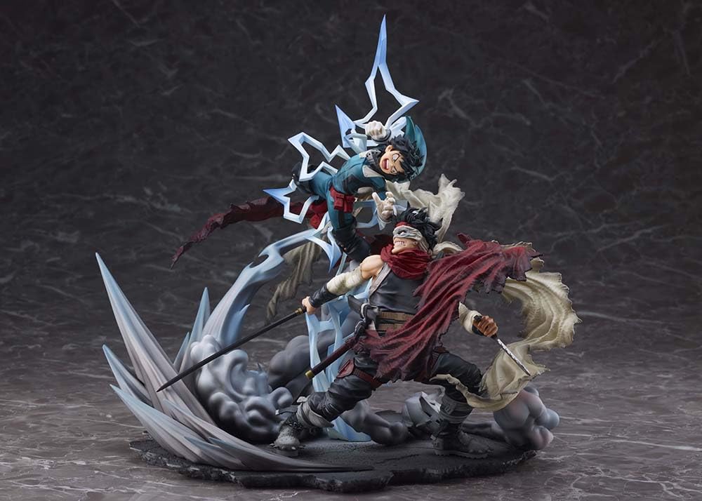 TOMY Takara My Hero Academia: Izuku Midoriya vs Stain PVC Statue