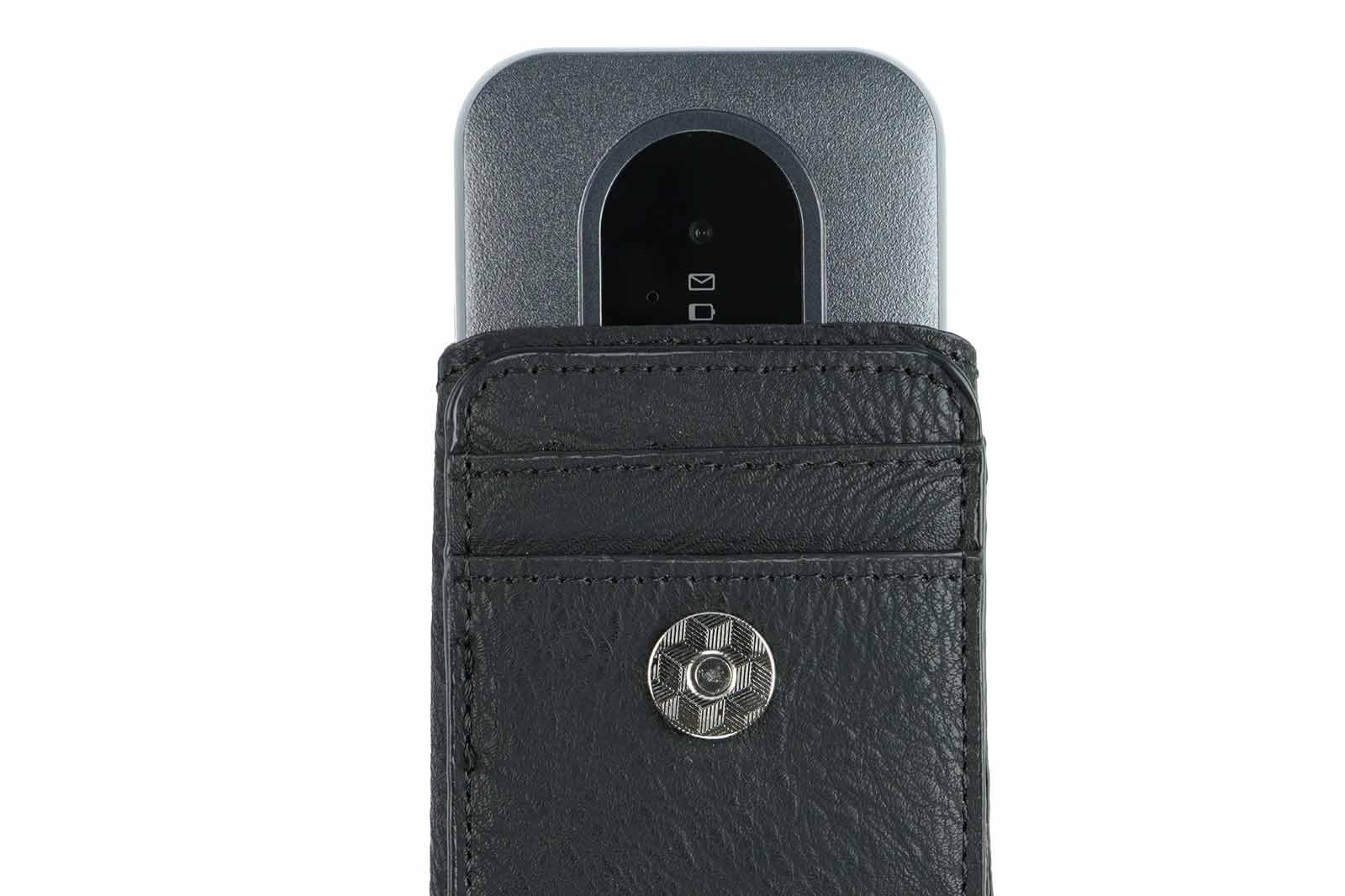 étui Cuir Véritable Ceinture Étui Extérieur Caseroxx Pour Doro Leva L20 L30 - Cuir Véritable Avec Passant De Ceinture Téléphone Doro